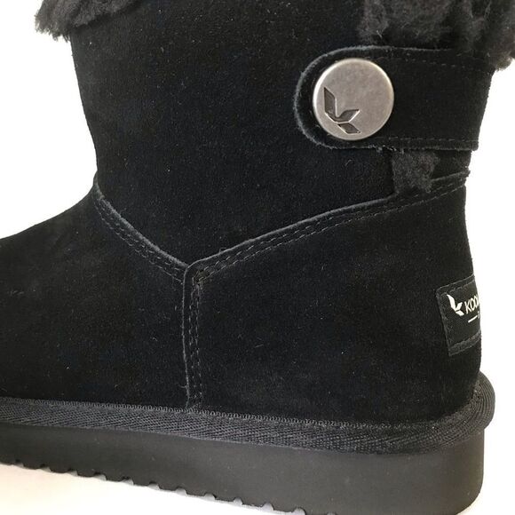 Koolaburra by UGG Jordina Mini Suede Button Boots - Picture 7 of 9